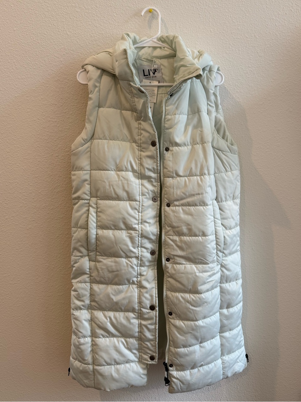 Liv Outdoor Sleeveless Puffer Vest Long Jacket